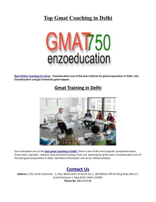 Best Online Coaching For Gmat