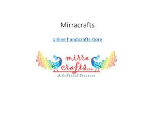 Shop For Rajasthani Handicrafts Online | Mirracrafts.com