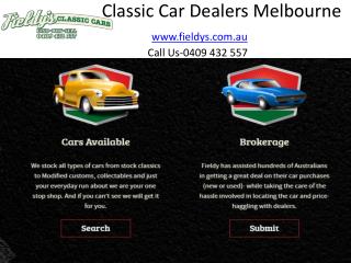 Classic Car Dealers Melbourne | Import Classic Car