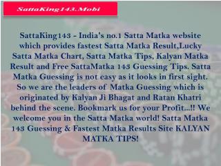 One of the Top Satta Matka Game Provider