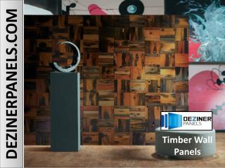 Timber Wall Panels