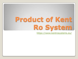 Kent Ro System-Water filter, air purifier, bed cleaner,tds meter