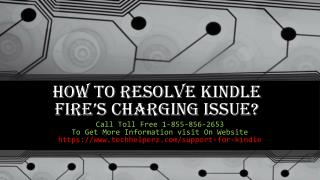 How to resolve Kindle Fire’s charging issue?