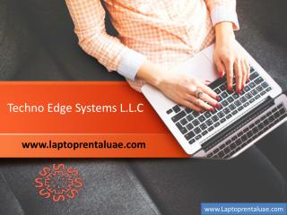 Laptop Rental in Dubai