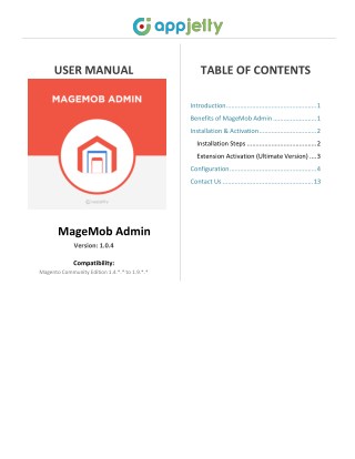 MageMob Admin Extension