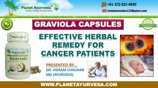 Graviola Capsules (Soursop) - Effective Herbal Remedy for Cancer Patients