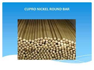 cupro nickel round bar manufacturer
