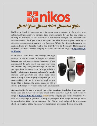 Build Your Brand With Branded Gifts