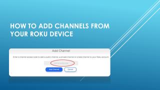 How to add new Roku channels-2017