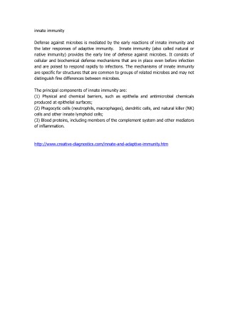 innate immunity
