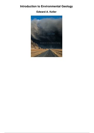 Introduction To Environmental Geology_PDF