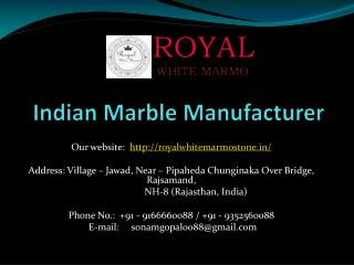 Indian Marble Manufacturer