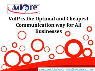 VoIP is the Optimal and Cheapest Communication way for All Businesses