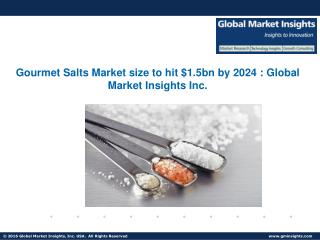 Analysis of Gourmet Salts Market applications and companies’ active in the industry