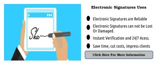Use Of Electronic Signature Software Solutions