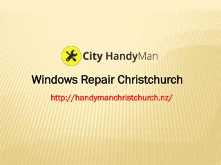 Windows Repair Christchurch