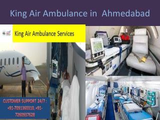 King Air Ambulance service in Ahmedabad