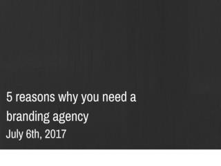 5 reasons why you need a branding agency | Newton Consulting