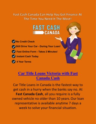 Car title Loans Victoria