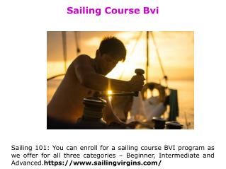 Bareboat Skipper Course Online