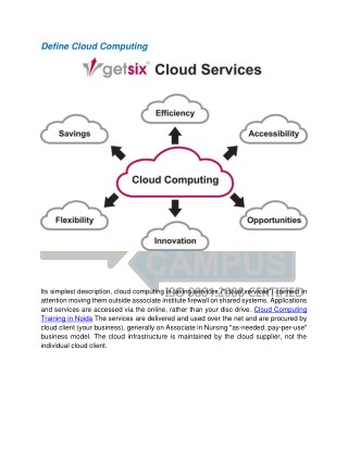 Cloud Computing Training in Noida - Croma Campus