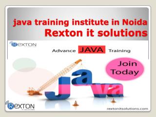 java training institute in Noida