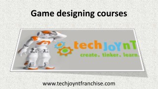 Game designing courses