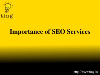 Importance of SEO Services