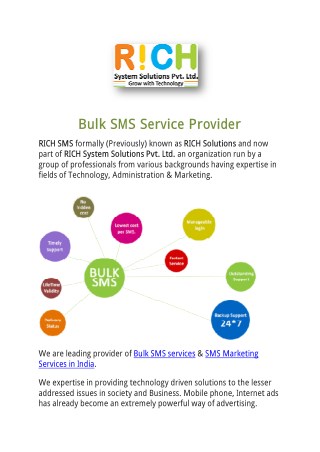 Bulk SMS Service Provider