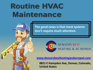 Routine HVAC Maintenance