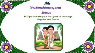 10 Tips to Make Your First Year of Marriage Happier and Easier