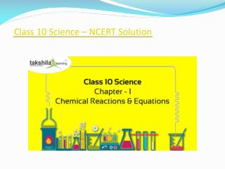 Class 10 Science – NCERT Solution by takshilalearning