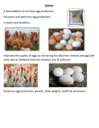 Egg production enhancer