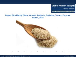 Brown Rice Market Update, Analysis and Forecast Report, 2016 – 2024