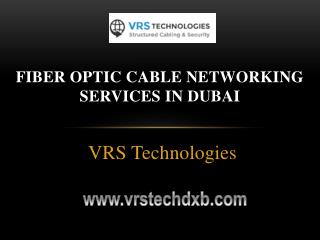 Fiber Optic Cable Network Services