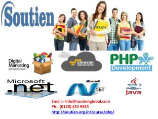 Get Certified By The Best PHP Course in Noida | Soutien Infotech