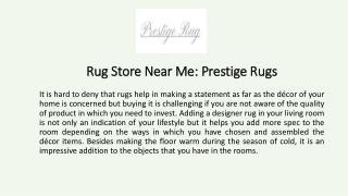 Rug Store Near Me