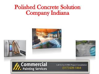 Polished Concrete Solution Company Indiana