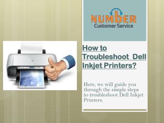 How to Troubleshoot Dell Inkjet Printers?