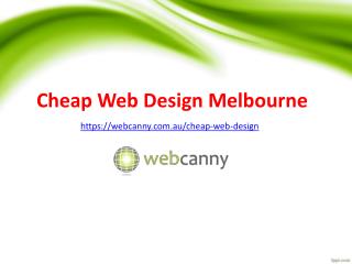 Cheap Web Design Melbourne