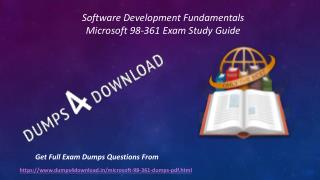 June 98-361 Exam Real Questions - Microsoft 98-361 Exam Dumps Dumps4Download