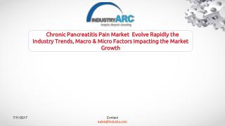 Chronic Pancreatitis Pain Market Announces Increasing Number of Chronic Diseases to Boom Demand of Diagnostic Equipment