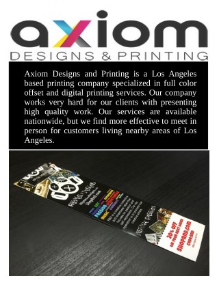 Are you searching cheap brochure printing in LA