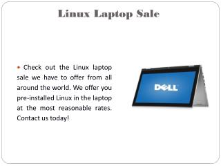 Laptop Linux Preinstalled