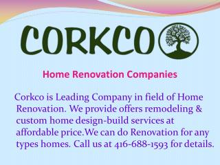 Renovation Contractors in Toronto