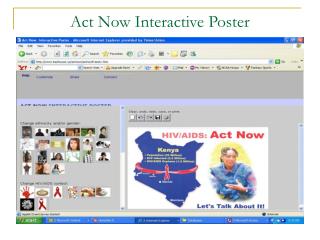 Act Now Interactive Poster