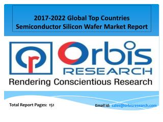 Global Semiconductor Silicon Wafer Market 2017 Trends, Opportunities & Forecast 2022