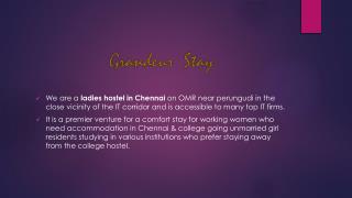 Working Womens Hostel