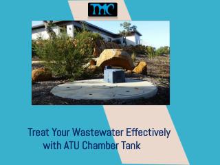 Treat Your Wastewater Effectively with ATU Chamber Tank