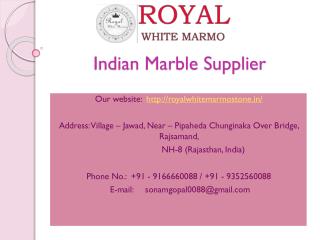 Indian marble supplier